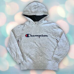 Champion Youth Boy’s Gray Athletic Sweatshirt Hoodie Size S